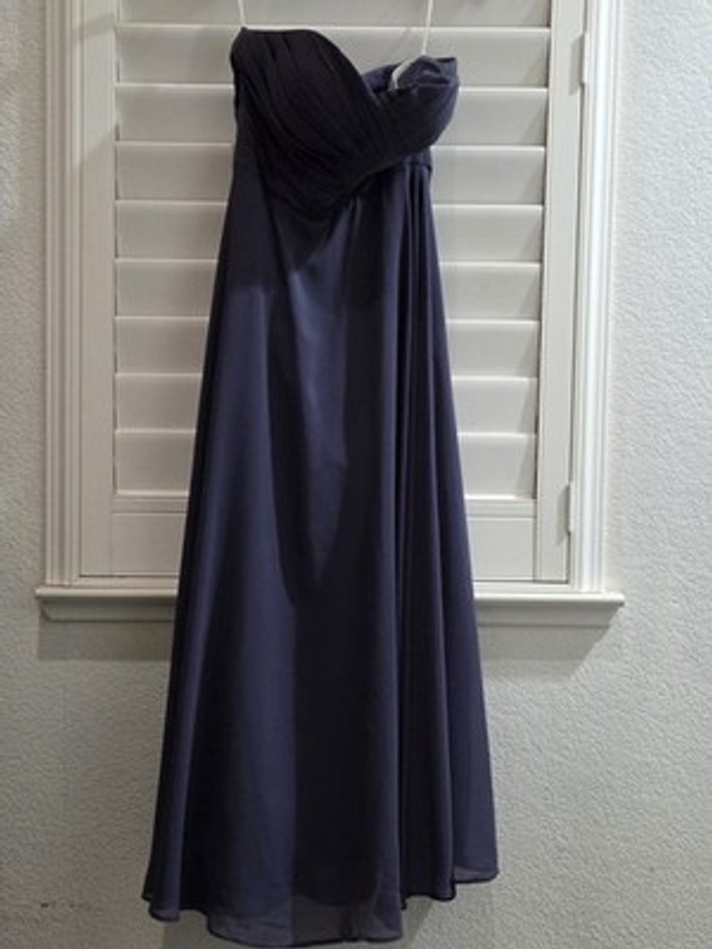 Blue Chiffon Gown Size 6